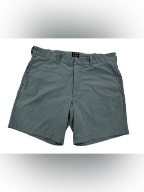 J. Crew Flex Tech Shorts Men 33 Teal Green Stretch Lightweight Performance Golf